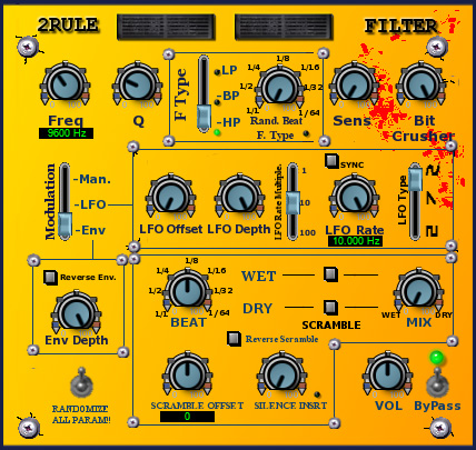 2Rule Filter - free Self-resonant filter plugin