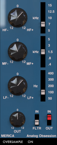 Merica - free Vintage console EQ plugin