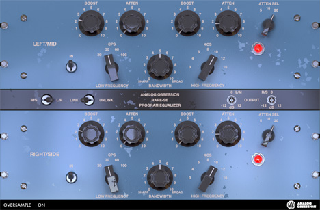RareSE - free Pultec tube EQ plugin