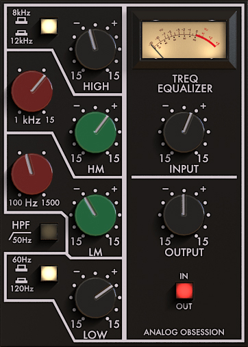 TREQ - free Trident console EQ plugin