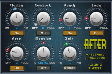 After - free Mastering processor plugin