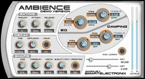 Ambience - free Reverb plugin