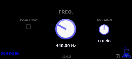 Sine - free Sine wave generator plugin