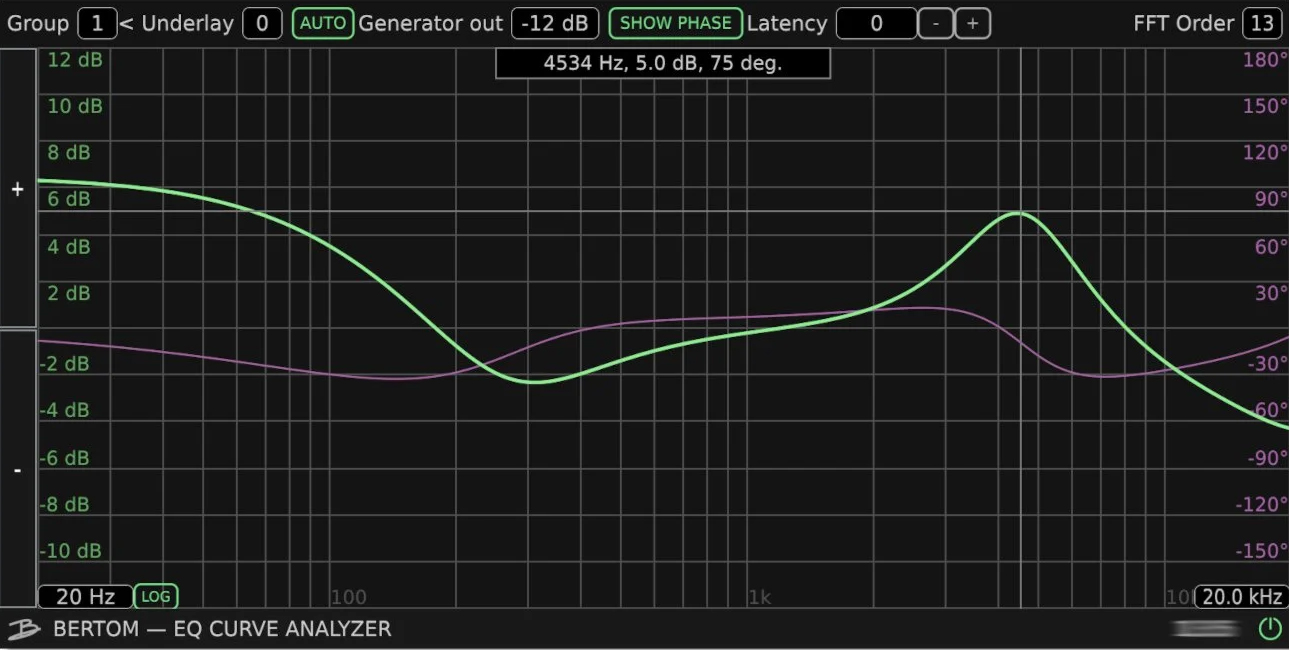 Bertom EQ Curve Analyzer