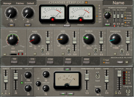 Channel Strip OLD - free Channel strip plugin