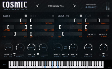 Cosmic Lite - free Pad rompler plugin