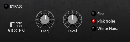 DD SigGen - free Signal generator plugin