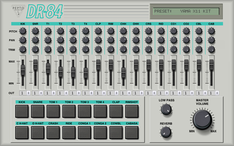 DR-84 - free 80s drum kit rompler plugin