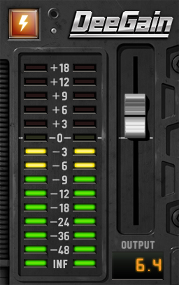 DeeGain - free Gain / trim control  plugin