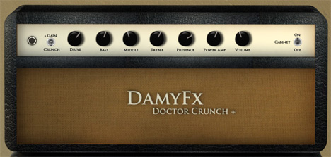 Doctor Crunch - free Marshall amp emulation plugin