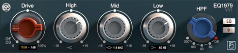 EQ1979 - free Analog console strip plugin