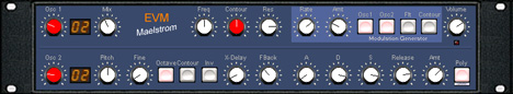 Maelstrom - free 2 osc analog synth plugin