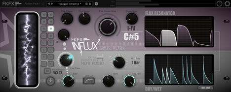 Influx - free Modulated distortion / resonator plugin