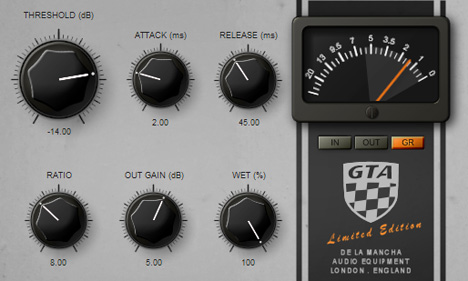 GTA - free Vintage compressor plugin