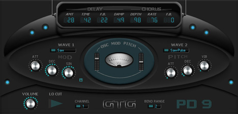 PD9 - free Phase distortion synth plugin