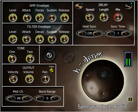 H-drum - free Hang Drum plugin