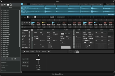 HY-Slicer2 free - free Sampler /slicer plugin