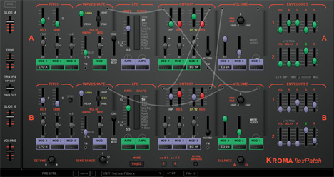 Kroma flexPatch - free Rhodes Chroma emulation plugin