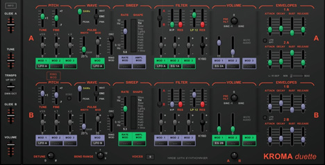 Kroma Duette - free Rhodes Chroma emulation plugin