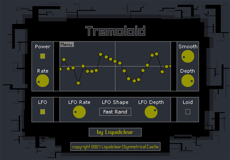 Tremoloid - free Stereo tremelo plugin