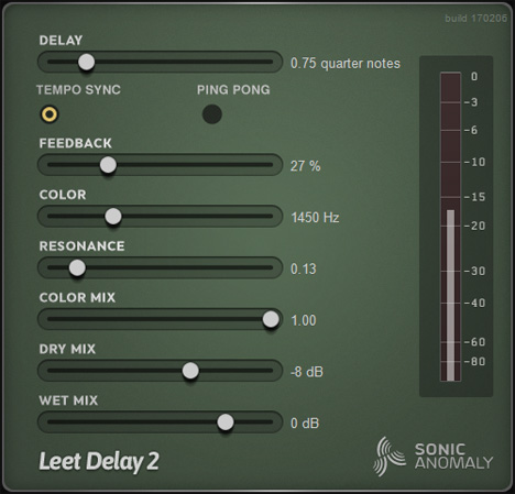 Leet Delay - free Delay plugin