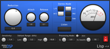 Lisp - free De-esser plugin