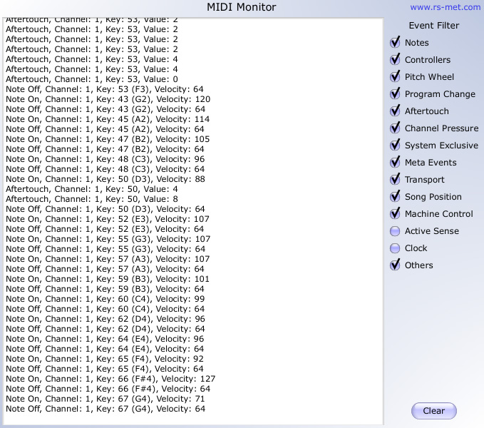 MIDI Monitor
