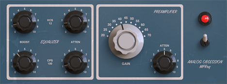 MPReq - free Mic preamp / program EQ plugin