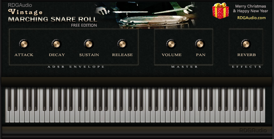 Vintage Marching Snare Roll