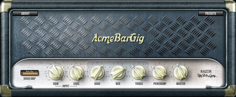 Razor Head - free Guitar amp head plugin