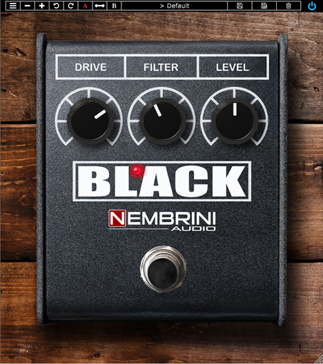 Black Distortion - free RAT2 distortion emulation plugin