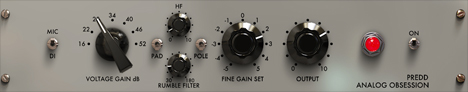 PREDD - free Vintage mic preamp / DI plugin