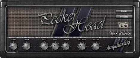 Pecker Head - free Guitar amp head plugin