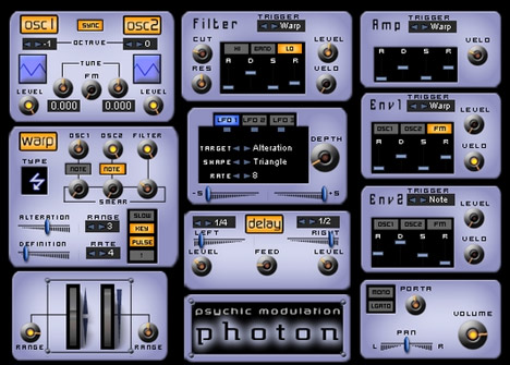 Photon - free Hybrid experimental synth plugin
