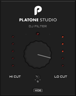 Dj Filter - free One knob filter plugin