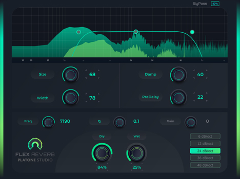 Flex Reverb - free Plate reverb  plugin