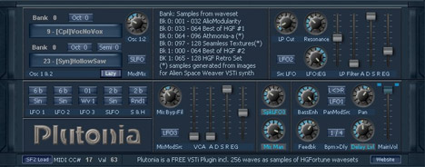 Plutonia - free SF2 Synth plugin
