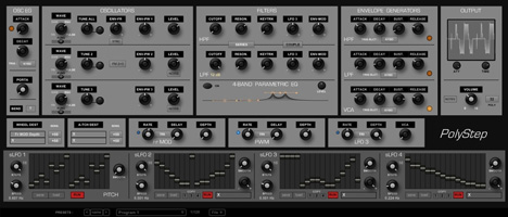 PolyStep - free Quasimidi Polymorph emulation plugin