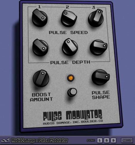 PulseModulator - free Tremolo stomp plugin