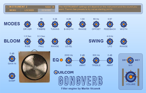 GONGVERB - free Experimental reverb plugin