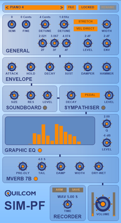 SIM-PF - free Pianoforte plugin