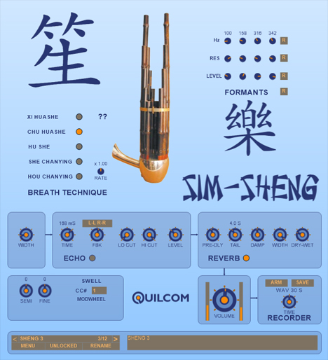 SIM-SHENG - free Chinese mouth organs plugin
