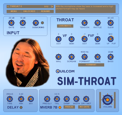 SIM-THROAT - free Throat singing simulator plugin