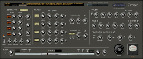 Trout - free Trautonium simulation plugin