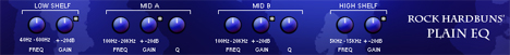 PlainEQ - free 3 band EQ plugin