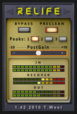 ReLife - free Transients / peaks recovering plugin