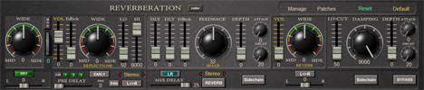 Reverberation VST - free Analog reverb plugin