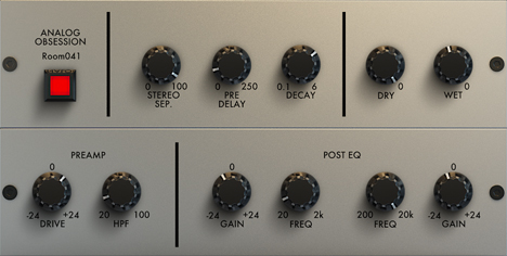 Room041 - free Plate reverb plugin