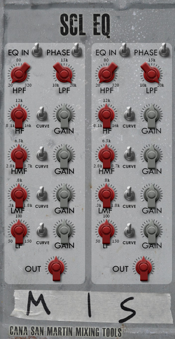 SCL EQ - free Mid / Sides EQ plugin