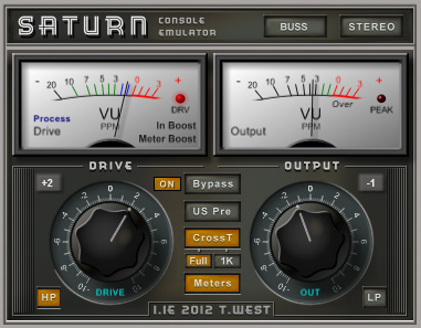 Saturn Console  - free Channel / buss enhancer plugin